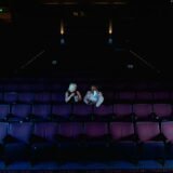 Photo love in cinema