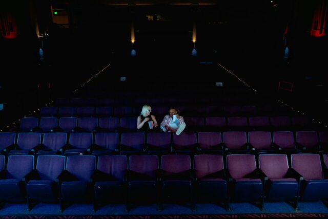 Photo love in cinema
