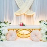 Photo romantic stage design